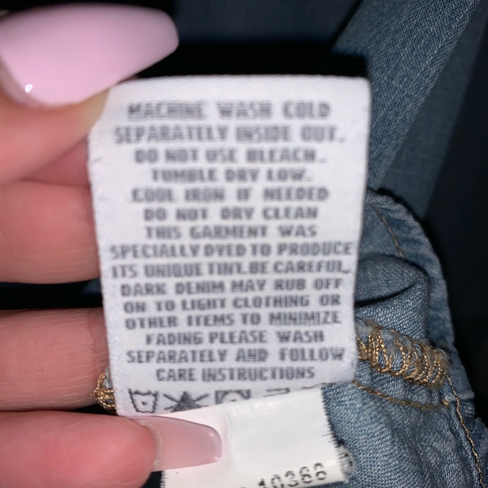 Jean Button Down Shirt - image 6